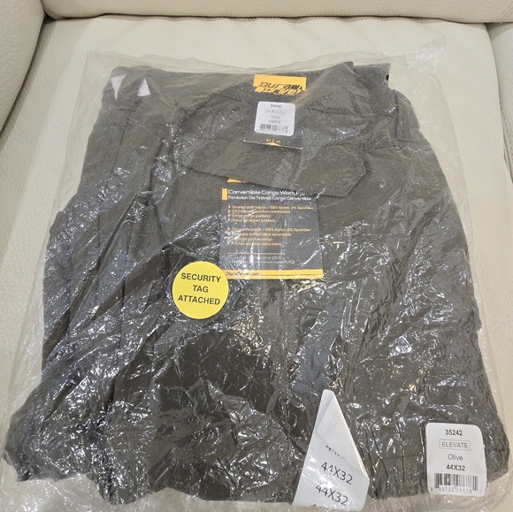 DuraDrive FlexPro Cargo Work Pants Olive Green Elevate Construction 44x32 - Picture 2 of 15